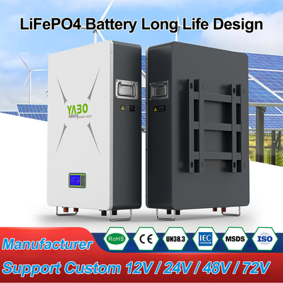 10kwh 51,2v 200ah Lifepo4 μπαταρία λιθίου Σύστημα αποθήκευσης ηλιακής ενέργειας Deep Cycle Diy