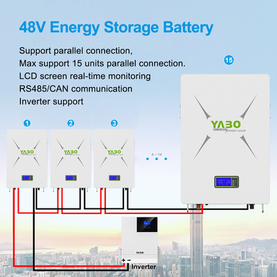 Diy Lifepo4 Powerwall 48V 170Ah 200Ah 230Ah Αποθήκευση συστήματος ηλιακής ενέργειας