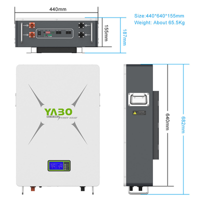 150Ah 230Ah 48V 72V Lifepo4 Μπαταρία Powerwall Λιθίου Φωσφορικό Σίδηρο Prismatic Cells