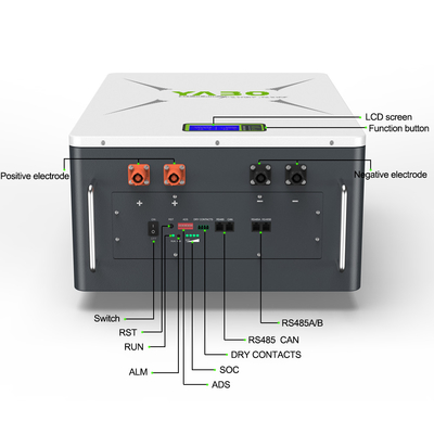 10kwh 51,2 V 200ah Lifepo4 Πακέτο μπαταριών λιθίου 48v Powerwall Diy