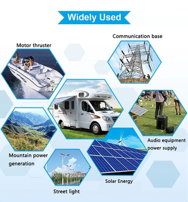 50Ah 150Ah 200Ah 300Ah 100ah 12v Lifepo4 Deep Cycle Battery με ενσωματωμένη Bms Solar