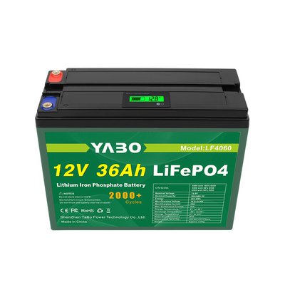 Μπαταρία 12V 36Ah Lifepo4 για Βαθύ κύκλο ηλιακής ενέργειας αποθήκευσης