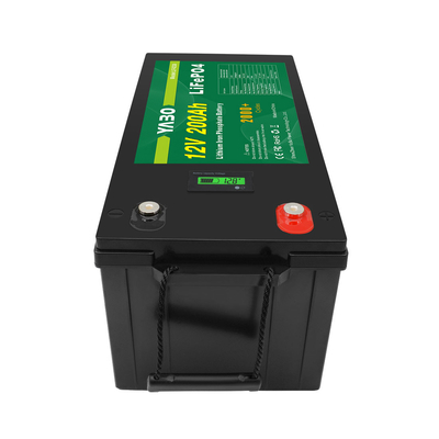 32700 Lifepo4 Επαναφορτιζόμενη Μπαταρία 12V 200Ah Οικιακό Σύστημα Ηλιακής Διαχείρισης LCD