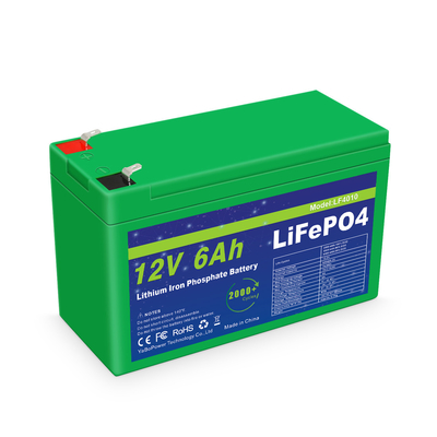 Εργοστασιακά προσαρμοσμένο Lifepo4 Deep Cycle High Safety 32700 Cell Lithium Ion 12v 6Ah Lifepo4