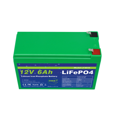 Εργοστασιακά προσαρμοσμένο Lifepo4 Deep Cycle High Safety 32700 Cell Lithium Ion 12v 6Ah Lifepo4
