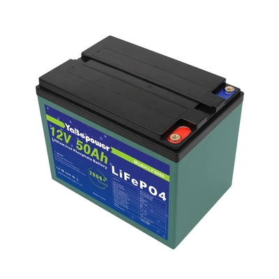 Πακέτο επαναφορτιζόμενης μπαταρίας 12v 50ah Lifepo4 2000 Deep Cycles