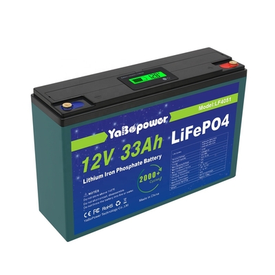 Μπαταρία 33Ah 12V Lifepo4 Μπαταρία φωσφορικού σιδήρου λιθίου 32700