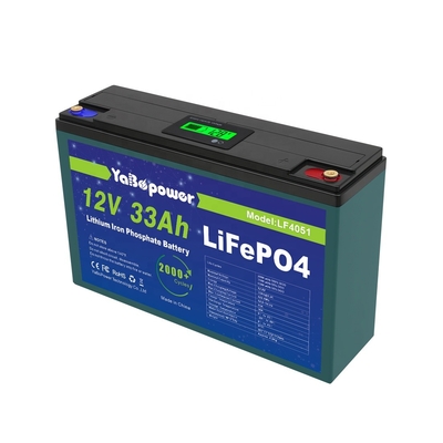 Μπαταρία 33Ah 12V Lifepo4 Μπαταρία φωσφορικού σιδήρου λιθίου 32700