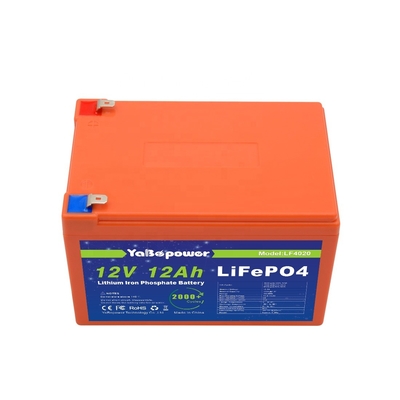 12,8v 12v 12ah Lifepo4 μπαταρία επαναφορτιζόμενη ρεύμα εκφόρτισης 6A