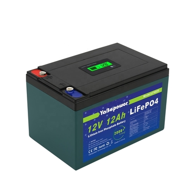Hot Sale Factory Προσαρμοσμένη μπαταρία 12v 12Ah ρεύματος εκφόρτισης 6A Lifepo4 με εξέχουσα χωρητικότητα