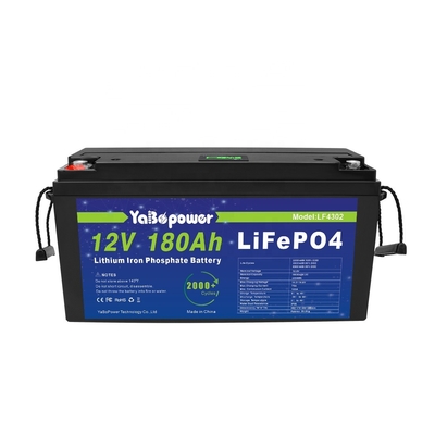 Βαθύς κύκλος μπαταρίας 12v 180ah Lifepo4 για υβριδικό σύστημα