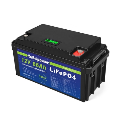 Αυτοκίνητο 12v 66Ah Lifepo4 Επαναφορτιζόμενη Μπαταρία Μεγάλης Χωρητικότητας
