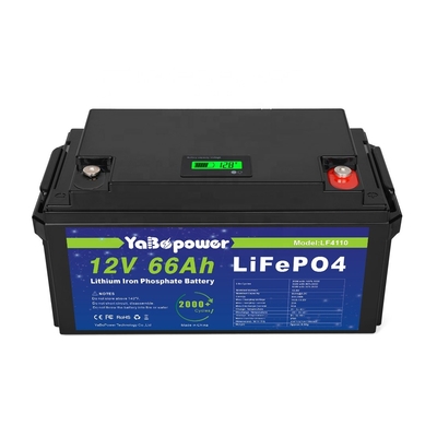 Αυτοκίνητο 12v 66Ah Lifepo4 Επαναφορτιζόμενη Μπαταρία Μεγάλης Χωρητικότητας