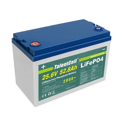 25,6v 52ah 50ah 24v Lifepo4 Deep Cycle Battery Solar 3000 Cycles