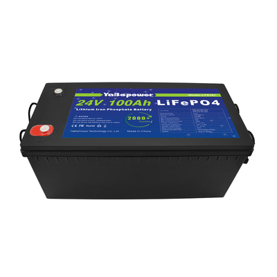 Ηλιακή rv Lifepo4 μπαταρία 100ah 150ah 24v αποθήκευσης για τη βάρκα από το οδικό όχημα