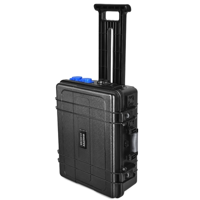 Electric Car Lithium Portable Power Station Bank Case Trolley Solar Backup Suppup 2500wh