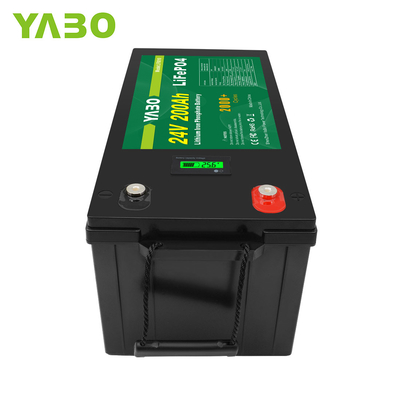 Μπαταρία φωσφορικού σιδήρου λιθίου 24 Volt Lifepo4 Μπαταρία 24v 100ah 150Ah Οθόνη LCD