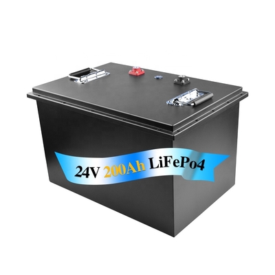 IP67 Waterproof Lifepo4 Battery 24v 200ah Cells Συστήματα αποθήκευσης ηλιακής ενέργειας
