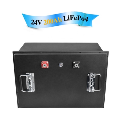 IP67 Waterproof Lifepo4 Battery 24v 200ah Cells Συστήματα αποθήκευσης ηλιακής ενέργειας