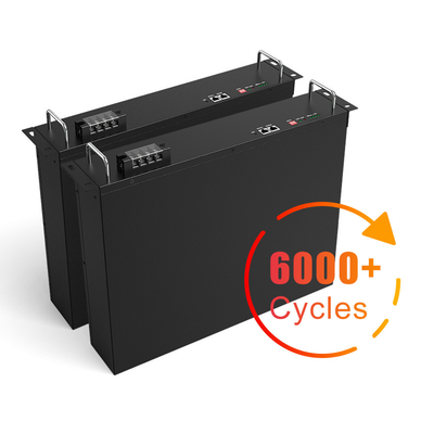Μπαταρία ιόντων λιθίου υψηλής ενέργειας 48V 50Ah 100Ah LiFePO4 για συστήματα αποθήκευσης ηλιακής ενέργειας