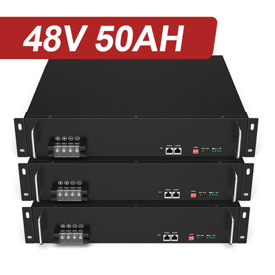 Λίθιο ιονικό Batterie 48V 50Ah LiFePO4 ενεργειακής αποθήκευσης συνήθειας