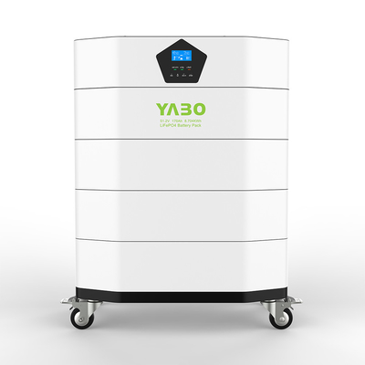 Το ράφι τοποθέτησε τη Stackable μπαταριών μπαταρία αποθήκευσης 170ah 48v Lifepo4 πακέτων ηλιακή