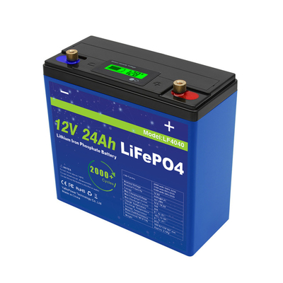 πακέτο 4S4P 32700 μπαταριών 12V 24Ah Lifepo4 ελαφρύς συμπαγής κυττάρων 6Ah