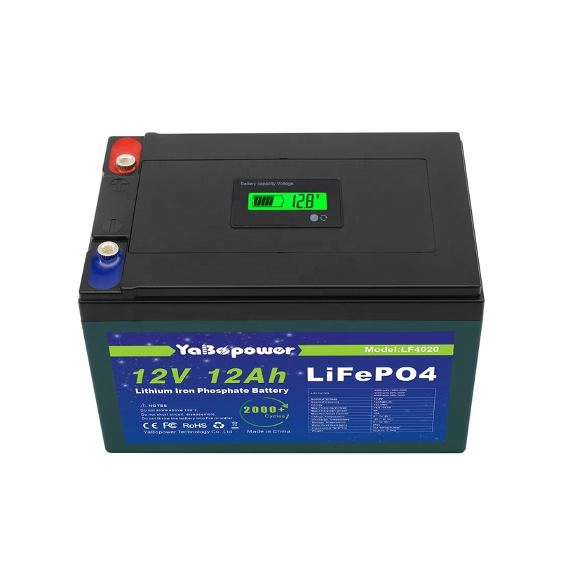 Hot Sale Factory Προσαρμοσμένη μπαταρία 12v 12Ah ρεύματος εκφόρτισης 6A Lifepo4 με εξέχουσα χωρητικότητα