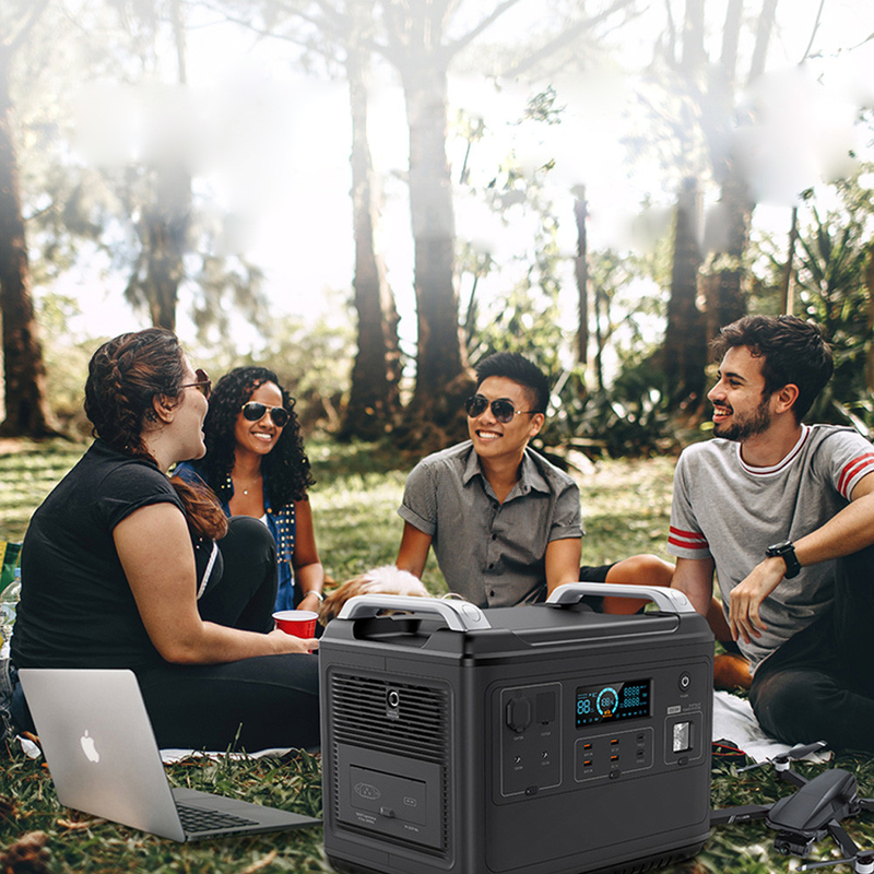 LiFePO4 Portable Power Station for Air Conditioner Ψυγείο Home 2000w Lifepo4 Ups Solar Generator