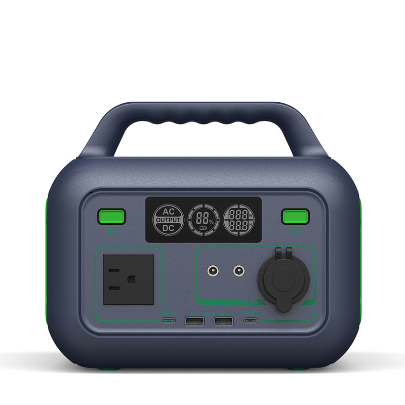 Camping Battery Lithium Solar Power Station Outdoor Type C Input PD60W 300W