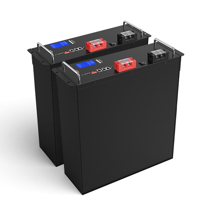 Προσαρμοσμένη ιονική μπαταρία 50Ah 150Ah 200Ah 48V 100Ah LiFePO4 λίθιου για το ηλιακό σύστημα