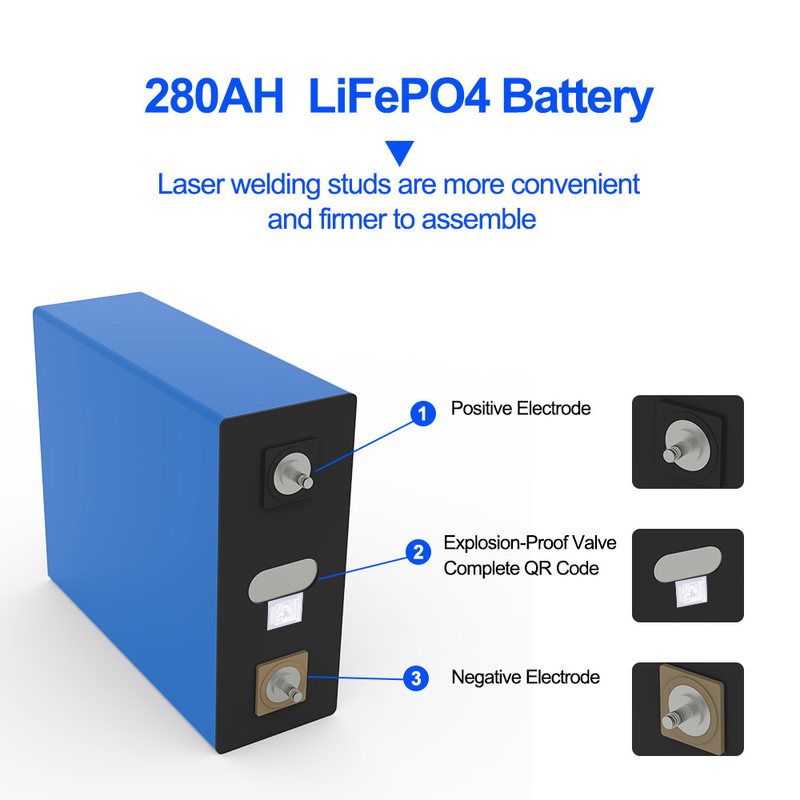 Super sale 3.2V 280Ah Lifepo4 μπαταρία 4000 κύκλοι βαθμός Α Επαναστατικός3.2V 280Ah